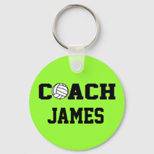 Volleybalcoach - Gepersonaliseerd Sleutelhanger