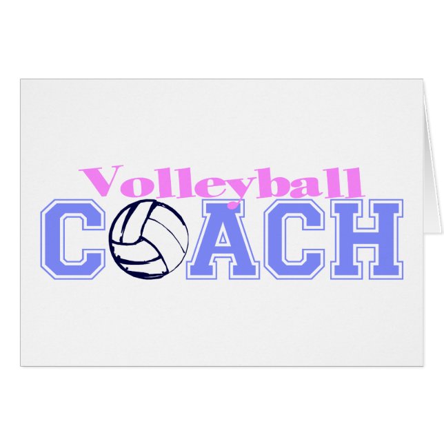 Volleybalcoach (versie B) (Voorkant Horizontaal)