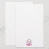 volleybaldesign voor volleybalmeisje valley volley briefpapier (Voorkant / Achterkant)