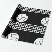 Volleybalkpapier Cadeaupapier (Uitgerold)