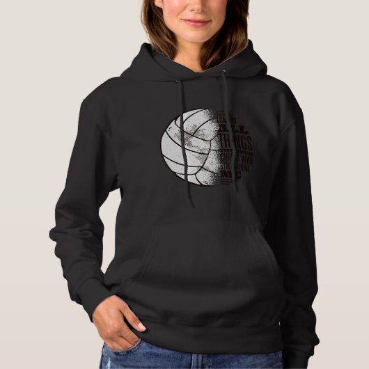 Volleybalkrist Hoodie (Voorkant)