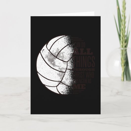 Volleybalkrist Kaart (Voorkant)