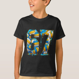 Volleyball 67 Six Seven Sport Grappige Gen Alpha Z T-shirt