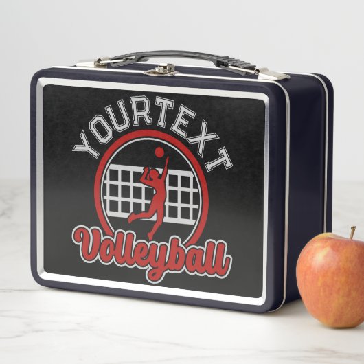 Volleyball ADD NAME Spike Ball Attack Team Player (In situ)