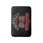 Volleyball ADD NAME Spike Ball Attack Team Player Badmat (Voorkant Verticaal)