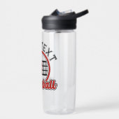 Volleyball ADD NAME Spike Ball Attack Team Player Waterfles (Links)