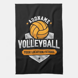 Volleyball ADD TEXT School Varsity Team Speler Theedoek