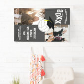 Volleyball Afstuderen Sportgrijs Spandoek (Insitu)