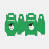 Volleyball Afstuderen Sports Green Bedankdoosjes (Uitgevouwen)