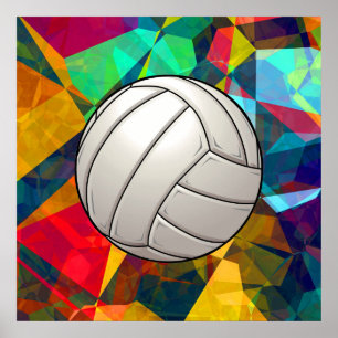 Volleyball Art Poster