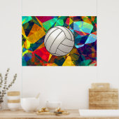 Volleyball Art Poster (Keuken)
