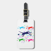VOLLEYBALL BAGAGELABEL (Voorkant verticaal)