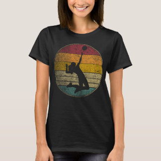 Volleyball Beach College High School Retro T-shirt