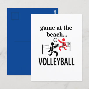 Volleyball Beach Volleyball Briefkaart