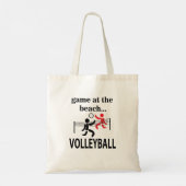 Volleyball Beach Volleyball Tote Bag (Achterkant)