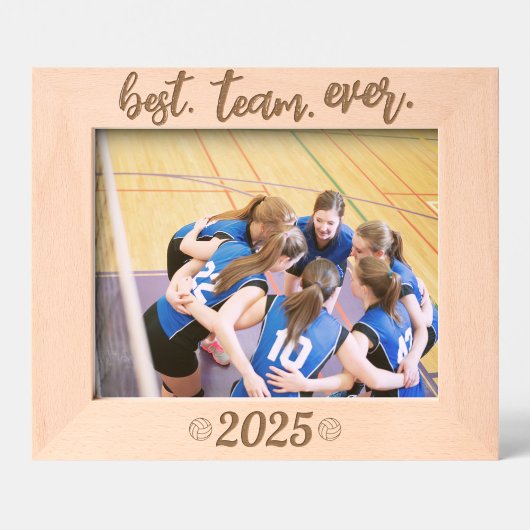 Volleyball Best Team Ever Custom Year Gegraveerde Lijstjes