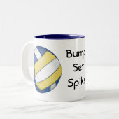 Volleyball Bump, Set, Spike mugs (Devant gauche)