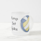 Volleyball Bump, Set, Spike mugs (Devant droit)