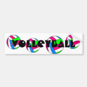 Volleyball Bumpersticker (Voorkant)