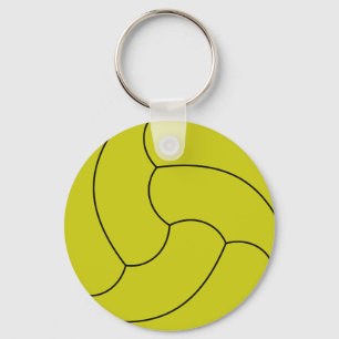 Volleyball Button Sleutelhanger
