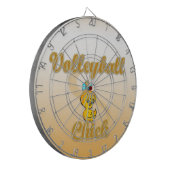 Volleyball Chick Dartbord (Voorkant Links)