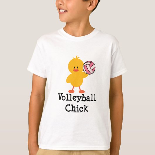 Volleyball Chick Kinder T-shirt (Voorkant)