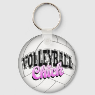 Volleyball Chick Sleutelhanger