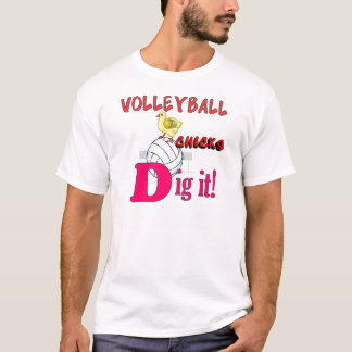VOLLEYBALL CHICKS DIG IT.png T-shirt