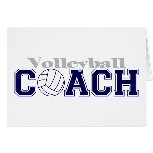 Volleyball Coach (Voorkant Horizontaal)