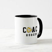 volleyball COACH [douanenaam] Mok (Voorkant rechts)