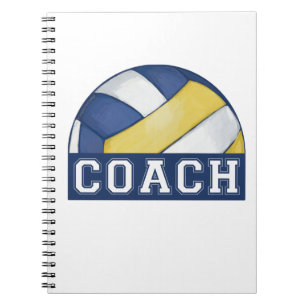 Volleyball Coach-fotonotebook Notitieboek