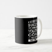 Volleyball Coach Gift Funny Bedankt cadeau Koffiemok (Voorkant rechts)