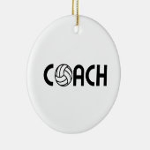 Volleyball Coach Keramisch Ornament (Rechts)