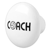 Volleyball Coach Keramische Knop (Rechts)