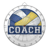 Volleyball Coach ProprofilInk Dart Board Dartbord (Voorkant)