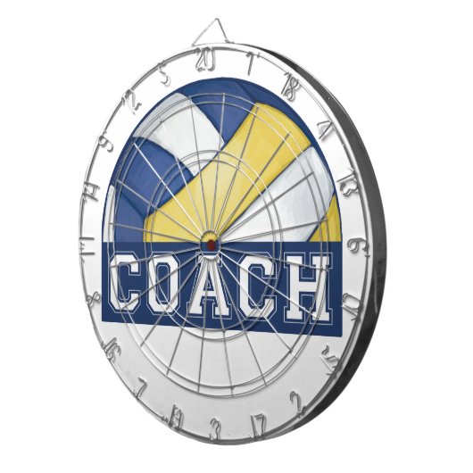 Volleyball Coach ProprofilInk Dart Board Dartbord (Voorkant Rechts)