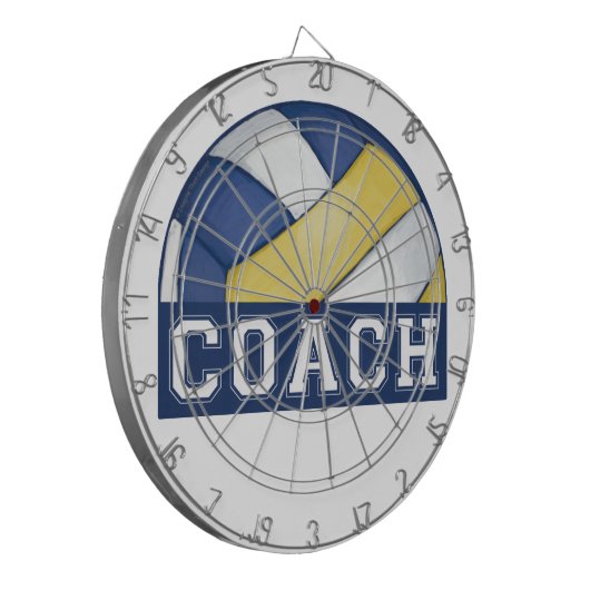 Volleyball Coach ProprofilInk Dart Board Dartbord (Voorkant Links)
