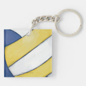 Volleyball Coach Sleutelhanger (Achterkant)