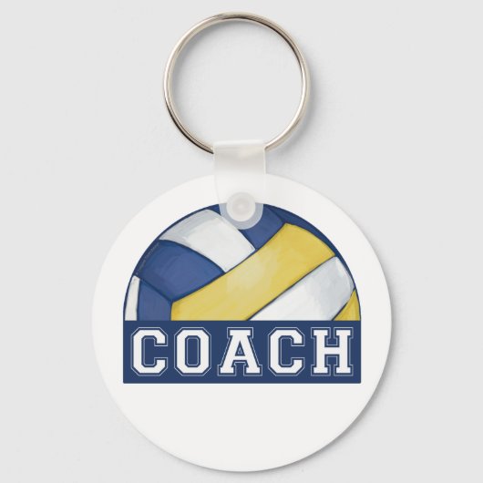 Volleyball Coach Sleutelhanger (Voorkant)