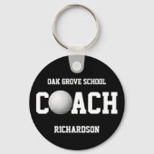 Volleyball Coach Sport Sleutelhanger (Achterkant)