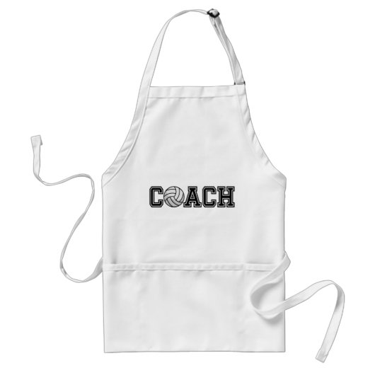 Volleyball Coach Standard Apron Standaard Schort (Voorkant)