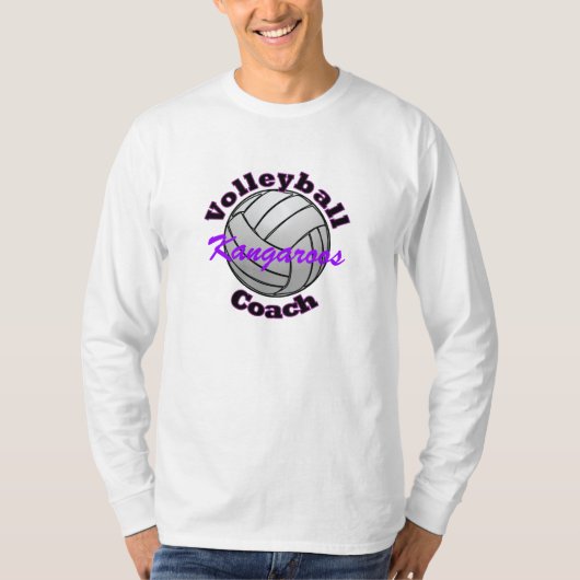 Volleyball Coach T-shirt (Voorkant)