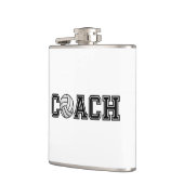 Volleyball Coach Vinyl Wrapped Flask Heupfles (Links)