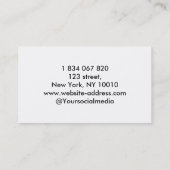 Volleyball Coach Visitekaartje (Achterkant)