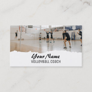 Volleyball Coach Visitekaartje