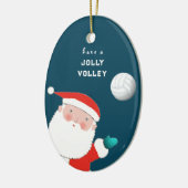 Volleyball Collectible Keramisch Ornament (Links)