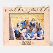 Volleyball custom year minimalist gegraveerde lijstjes