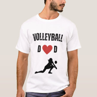 Volleyball Dad (Female Athlete) T-shirt