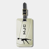 Volleyball Design Bagagelabels (Voorkant verticaal)