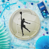 Volleyball Design Paper Party-Bord Papieren Bordje (Feest)